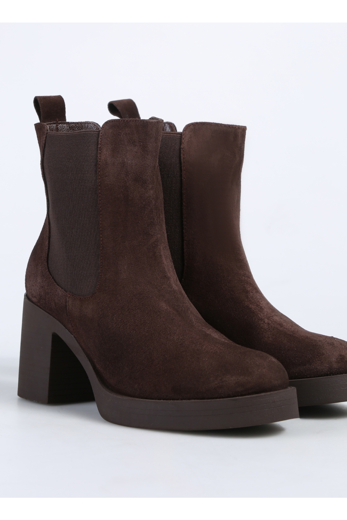Kahve Kadın Deri Topuklu Bot D-ELAIN - Görsel 6