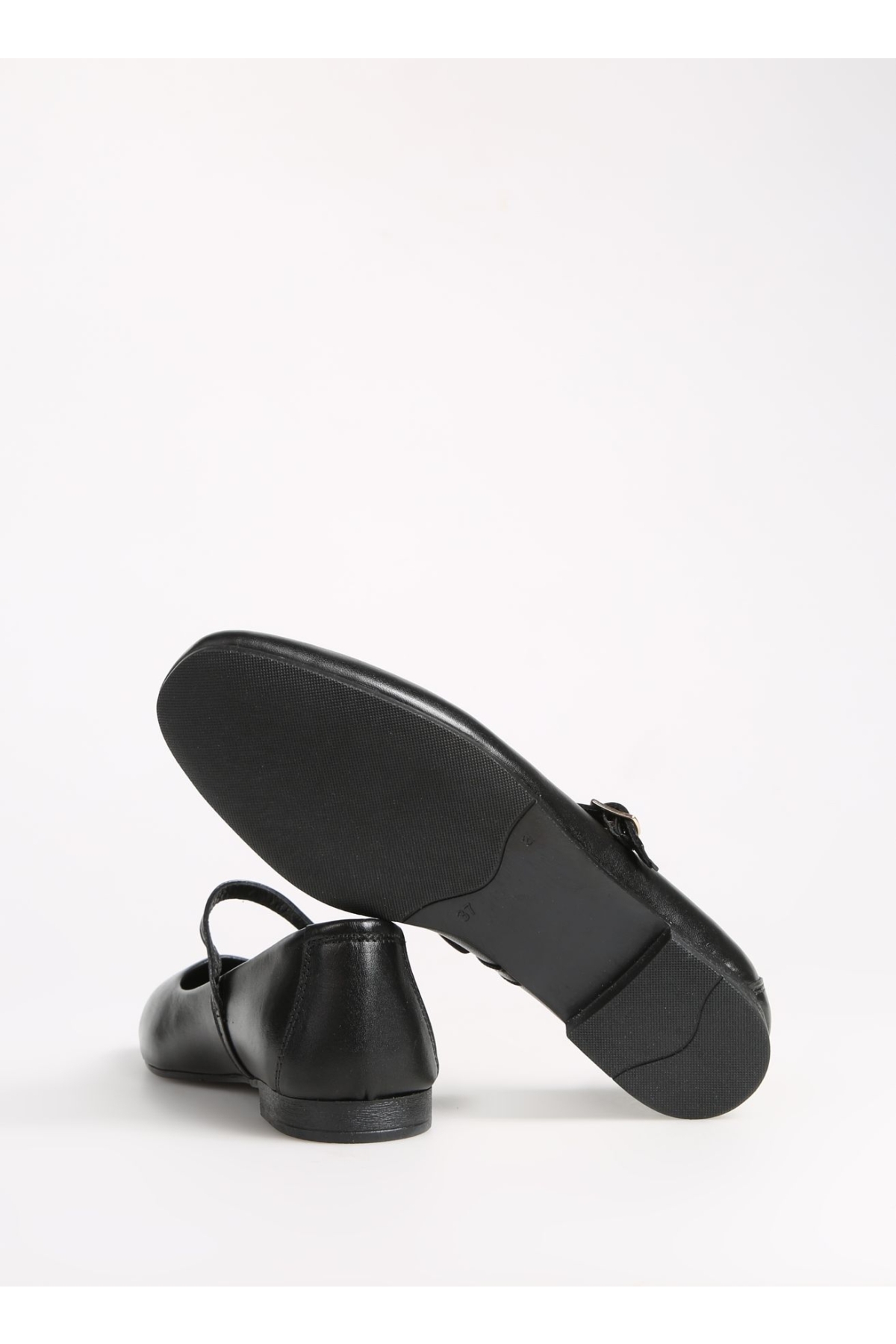 Siyah Kadın Deri Babet D-DERVILA - Görsel 5