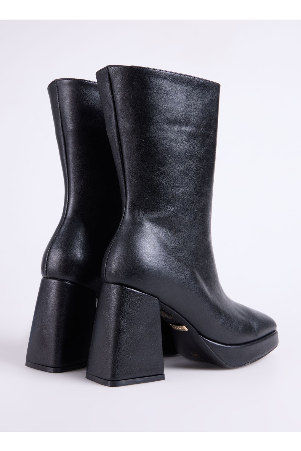 Siyah Kadın Topuklu Bot FADILA - Görsel 4
