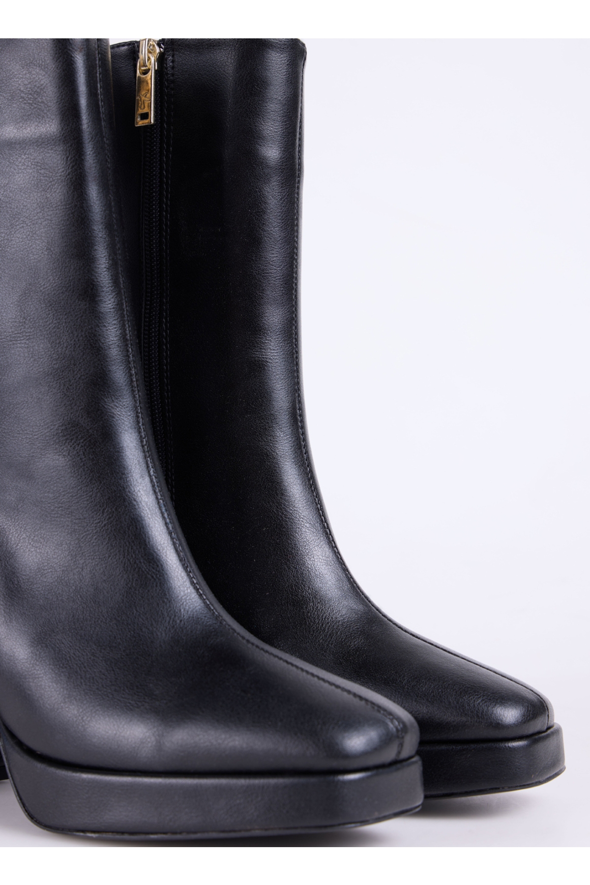 Siyah Kadın Topuklu Bot FADILA - Görsel 6