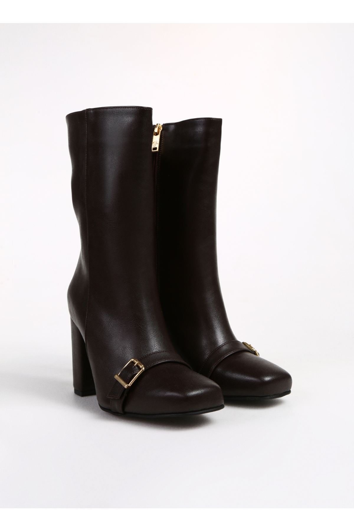 Kahverengi Kadın Topuklu Bot PALMER - Görsel 3