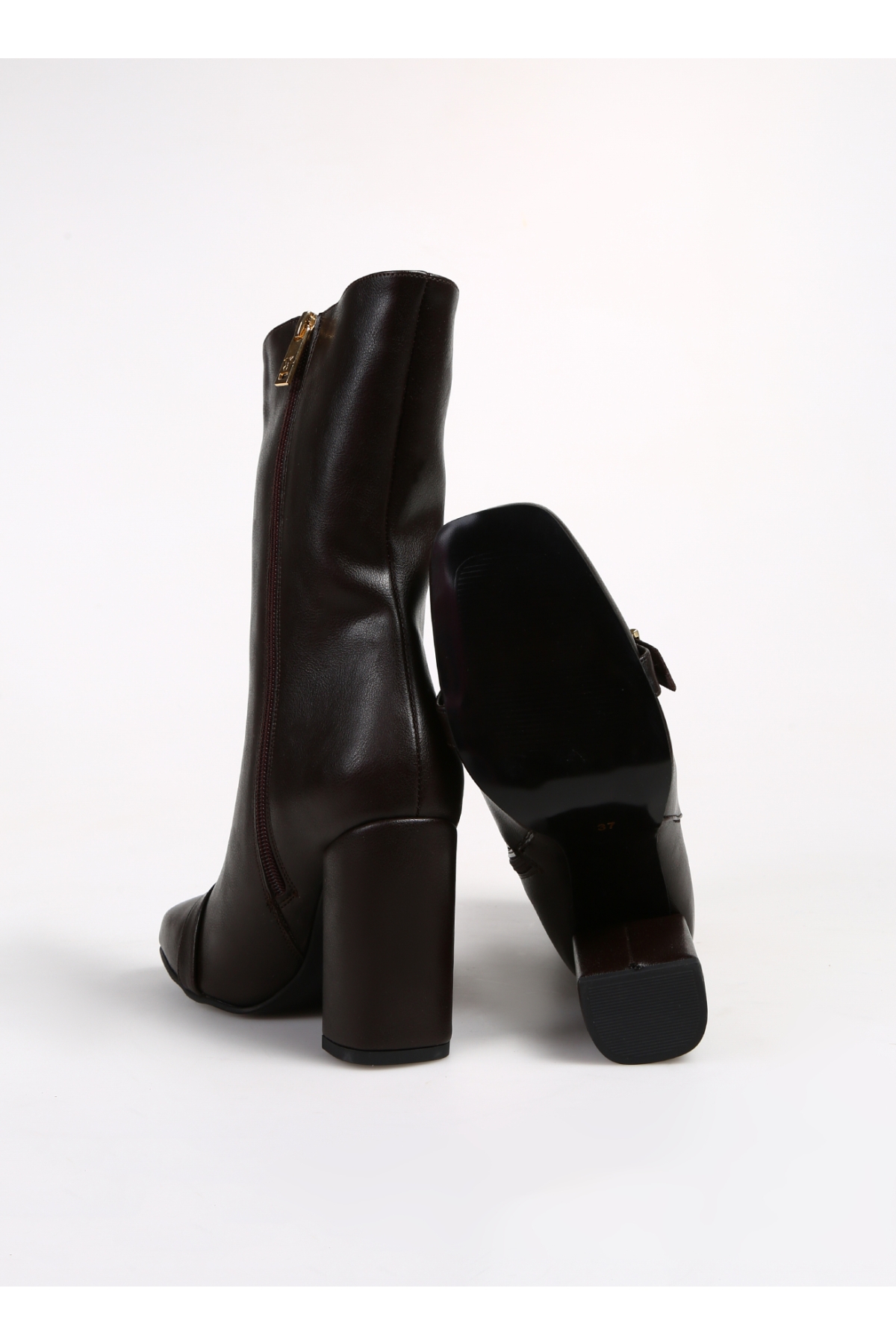 Kahverengi Kadın Topuklu Bot PALMER - Görsel 5