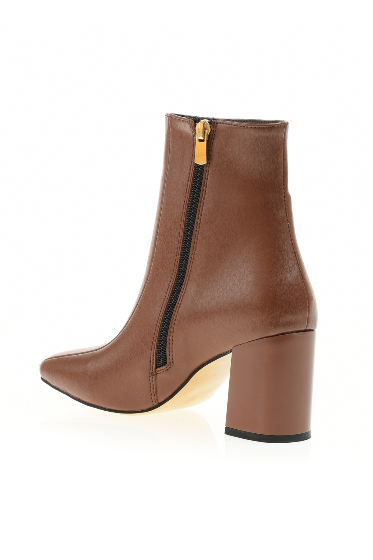Kahve Kadın Topuklu Bot STABIA - Görsel 3