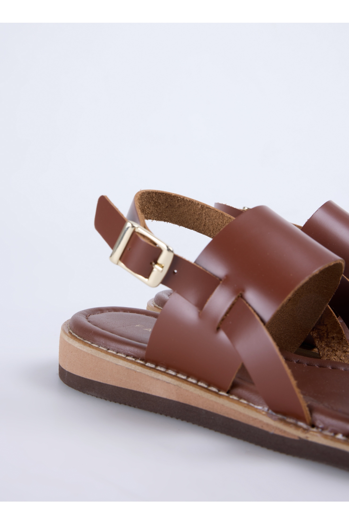 Deri Taba Kadın Sandalet D-DENISE - Görsel 6