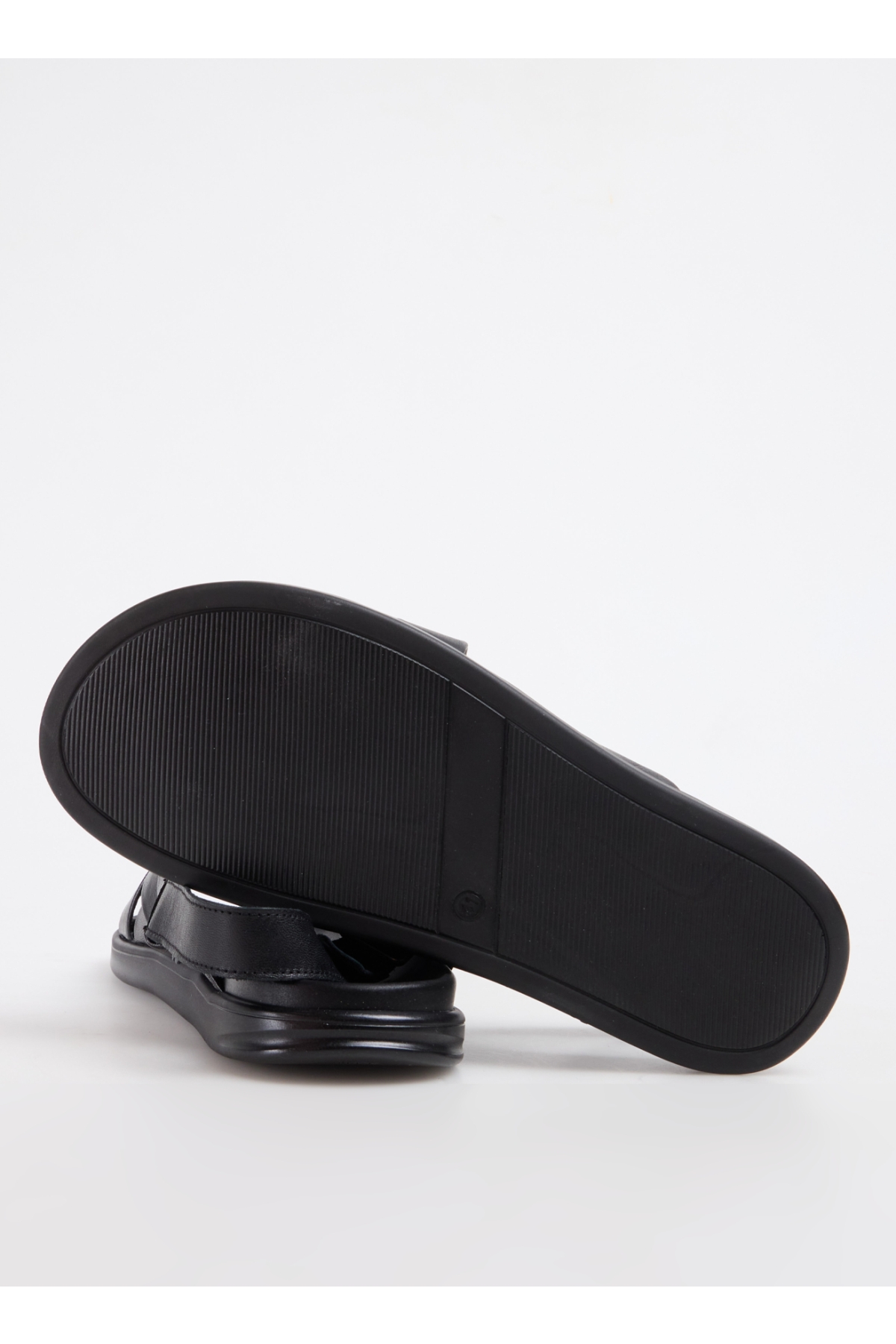 Deri Siyah Erkek Sandalet NOLAN - Görsel 5