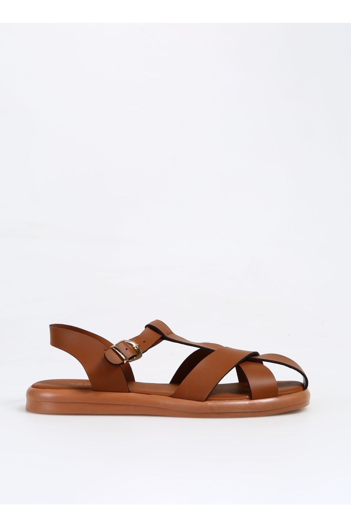 Taba Kadın Deri Sandalet CHIRAN - Görsel 2
