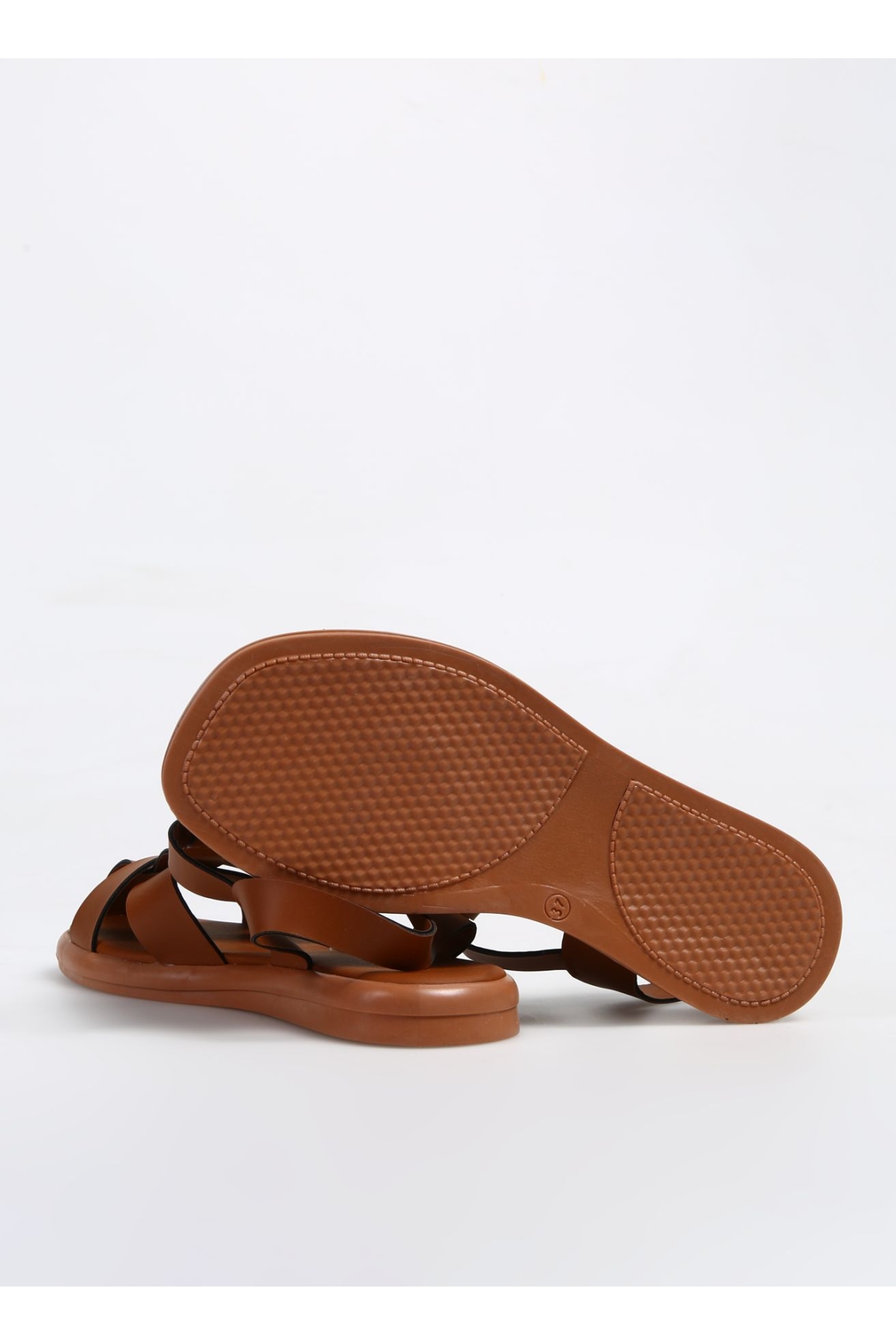 Taba Kadın Deri Sandalet CHIRAN - Görsel 5