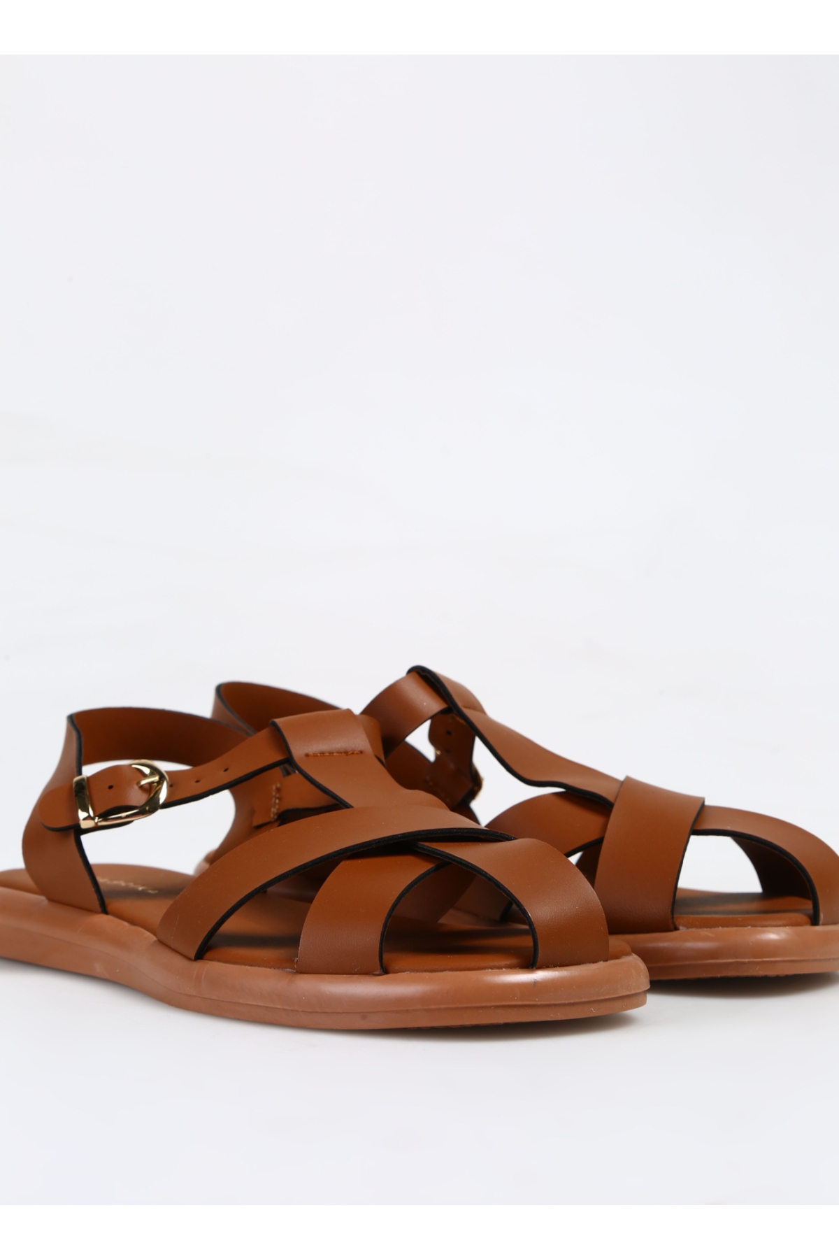 Taba Kadın Deri Sandalet CHIRAN - Görsel 6