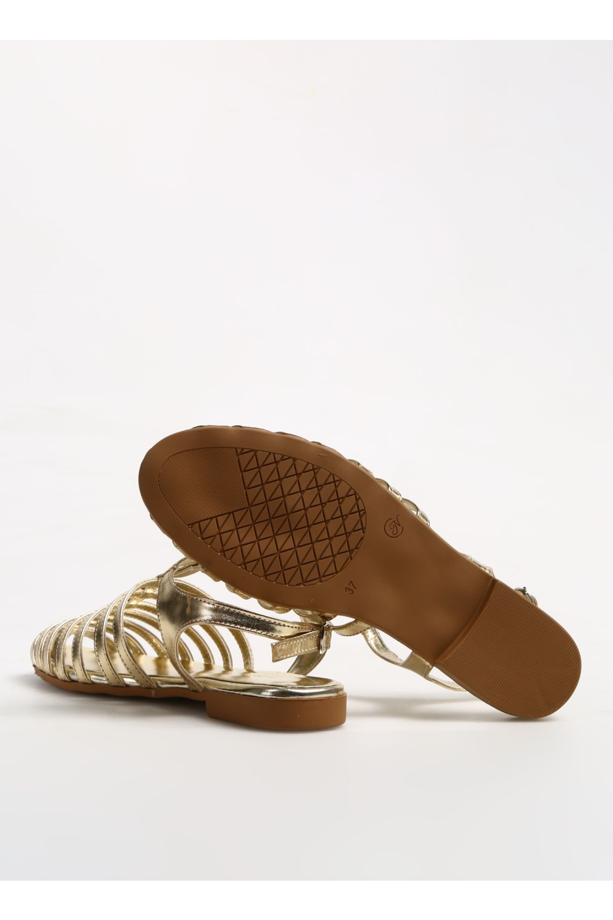Altın Kadın Sandalet NASEEM - Görsel 5