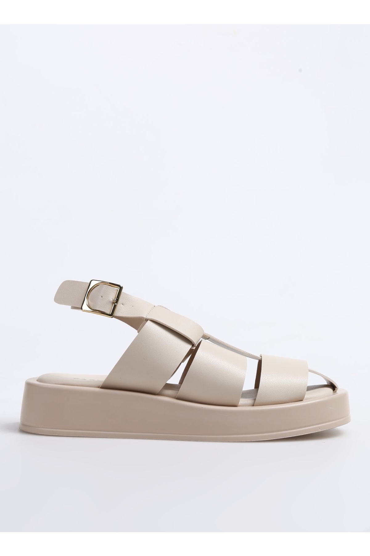 Ekru Kadın Sandalet TRISHNA - Görsel 2