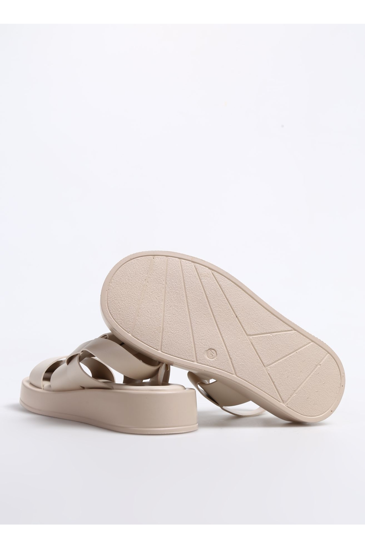 Ekru Kadın Sandalet TRISHNA - Görsel 5