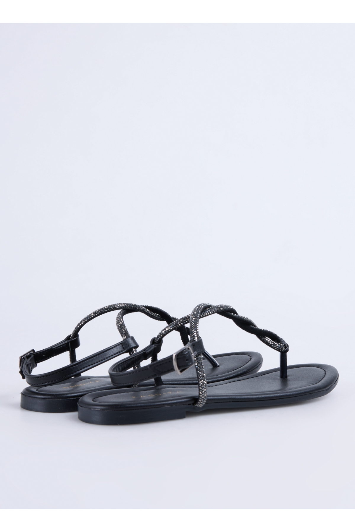 Siyah Kadın Sandalet STORMES - Görsel 5