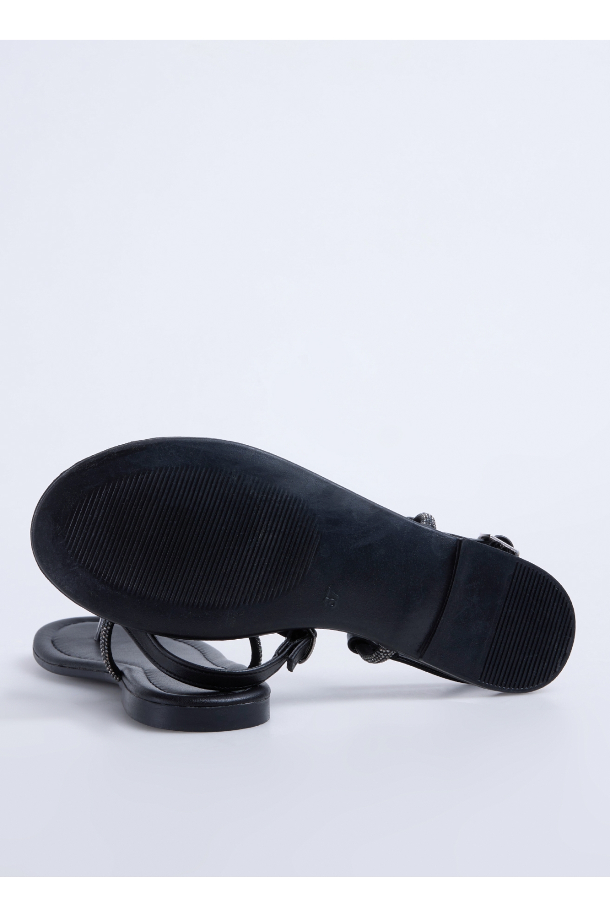 Siyah Kadın Sandalet STORMES - Görsel 6