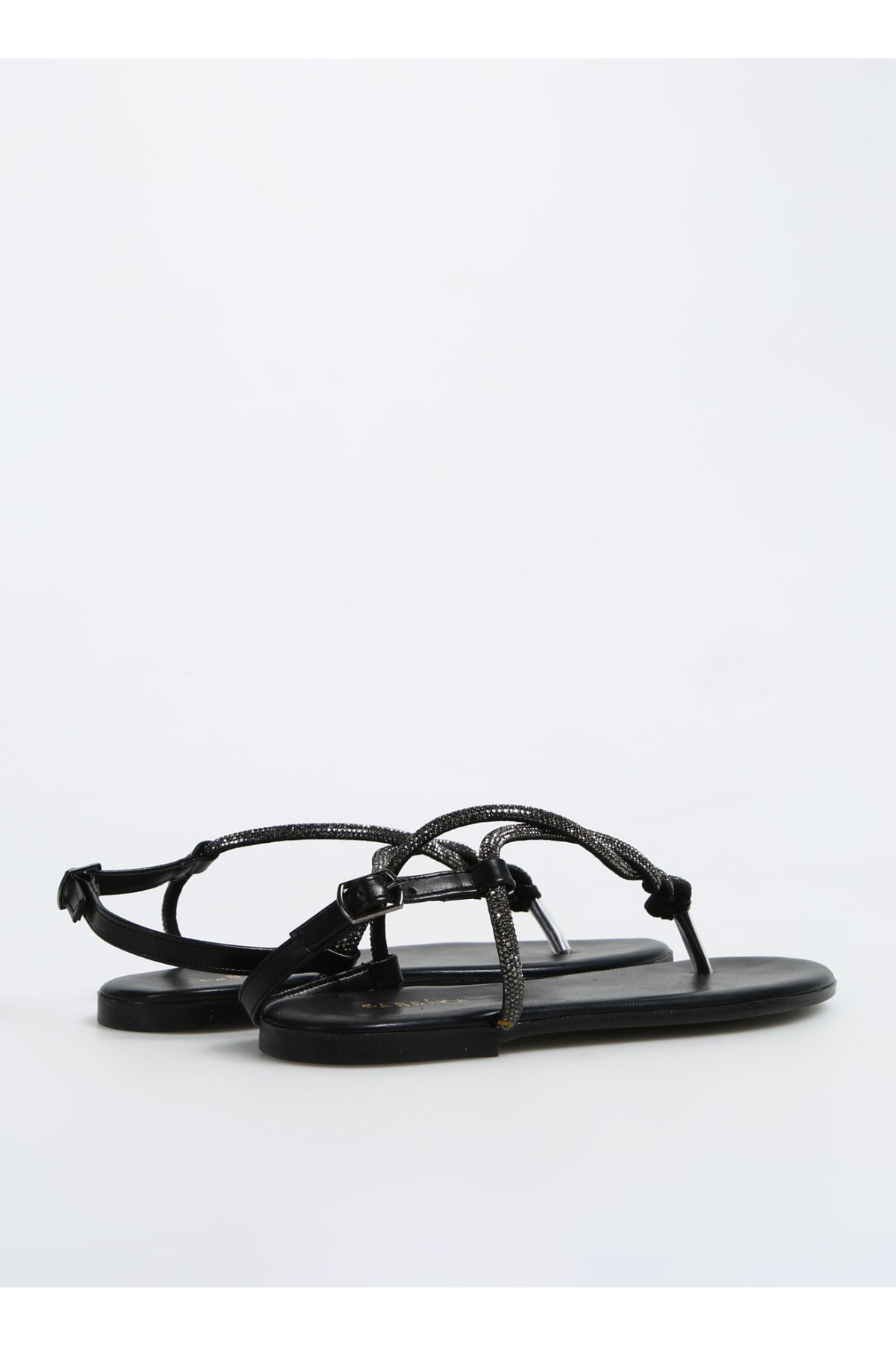 Siyah Kadın Sandalet STORMES - Görsel 10