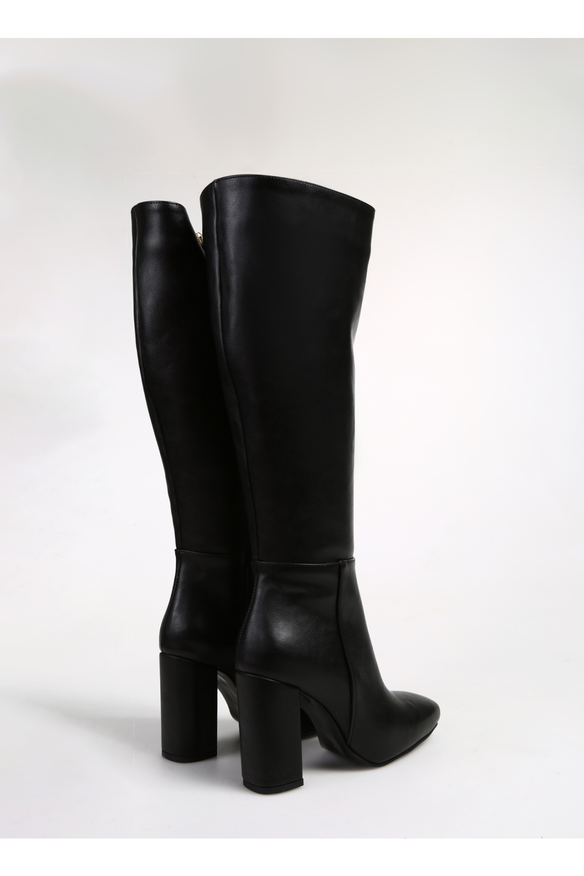 Siyah Kadın Topuklu Çizme ODISE - Görsel 5