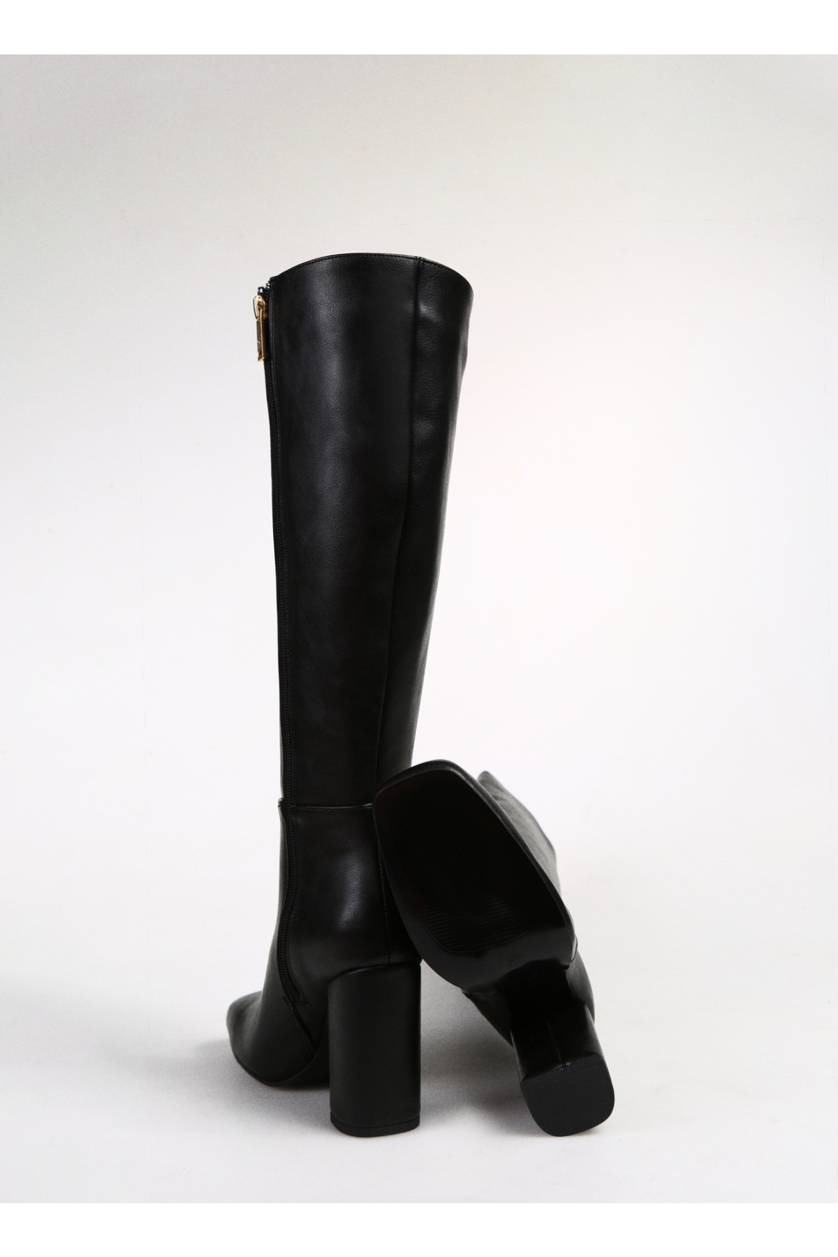 Siyah Kadın Topuklu Çizme ODISE - Görsel 6