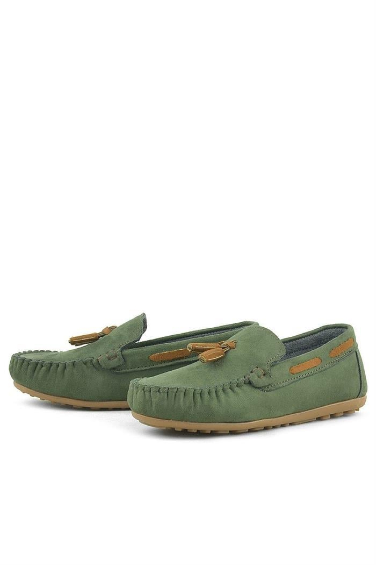Yeşil Erkek Çocuk Mokasen Ayakkabı - Görsel 6