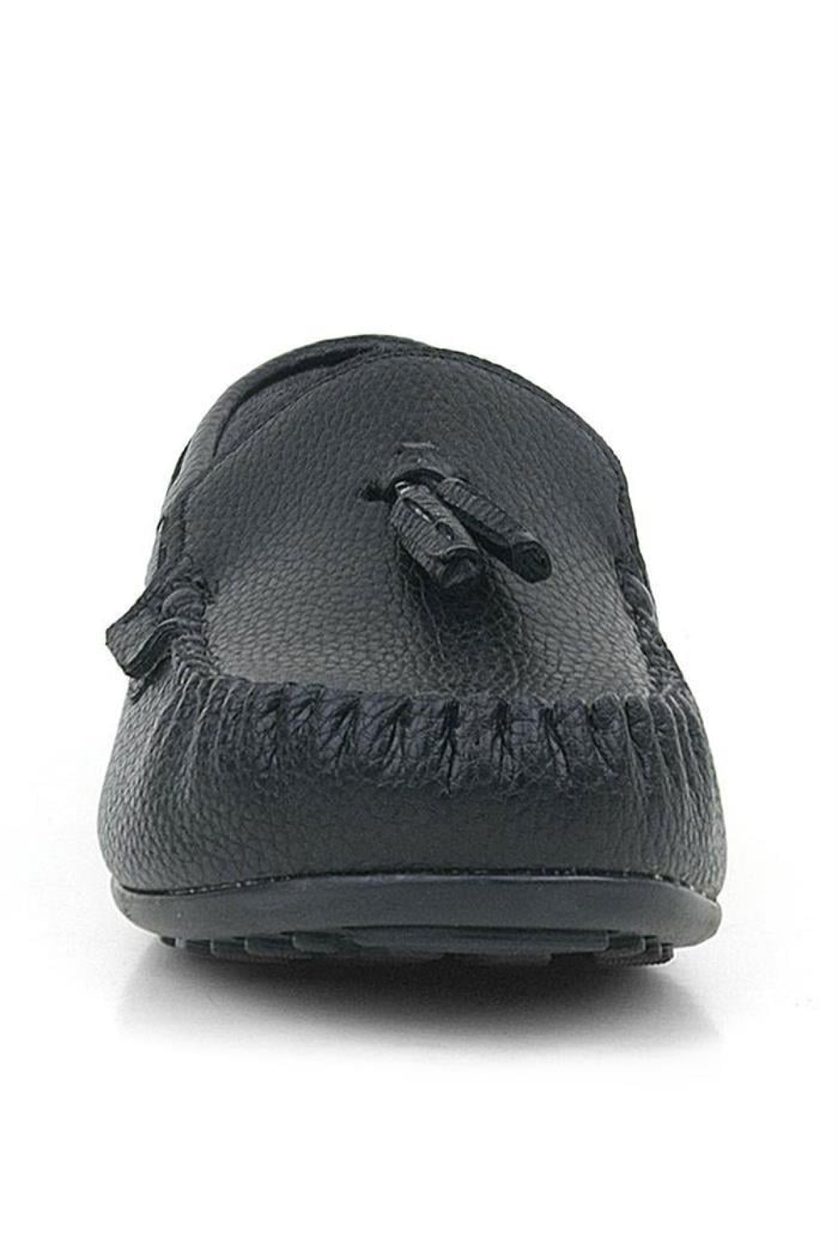 Siyah Cilt Erkek Çocuk Mokasen Ayakkabı - Görsel 5