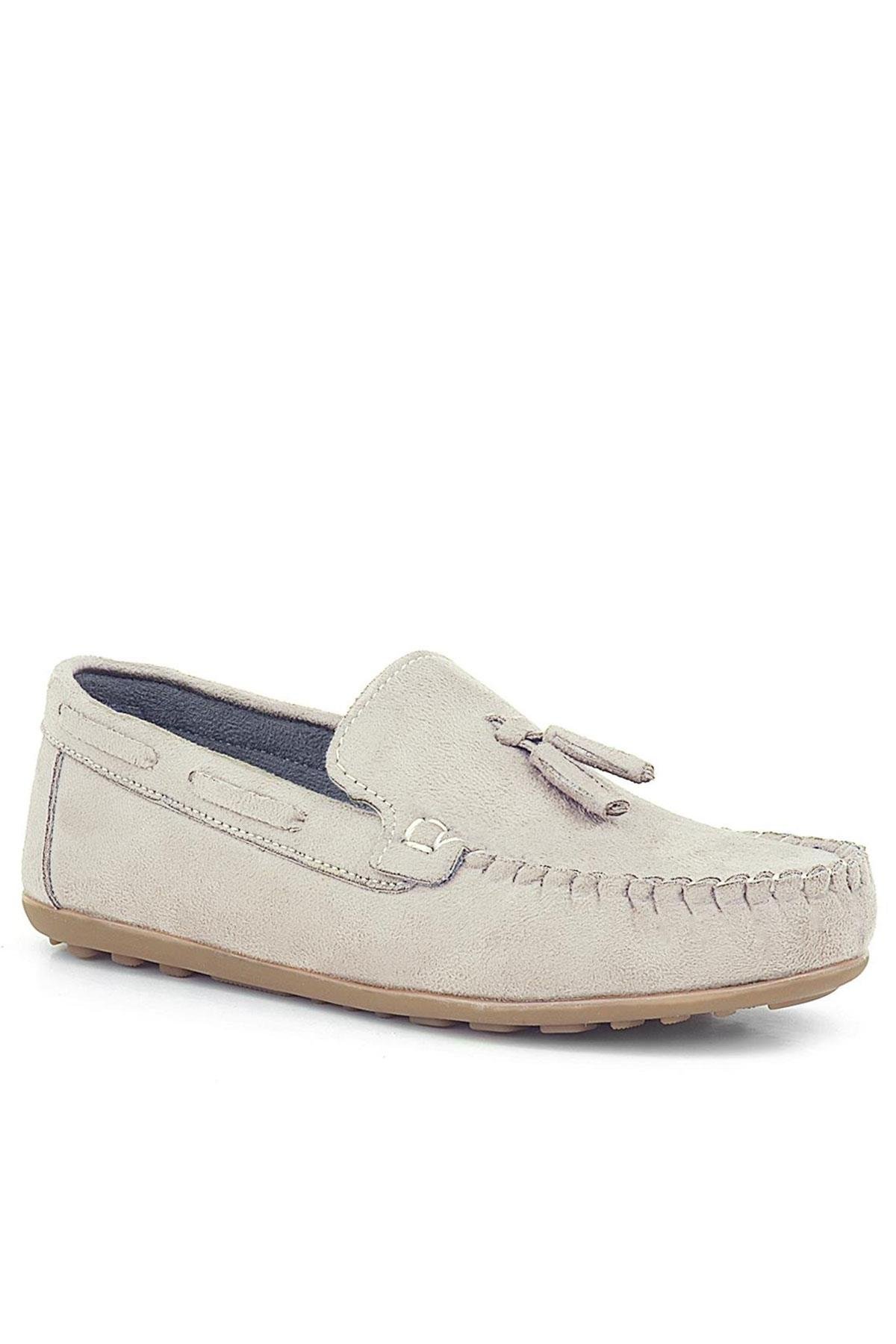 Vizon Cırtlı Erkek Çocuk Makosen Ayakkabı - Görsel 2