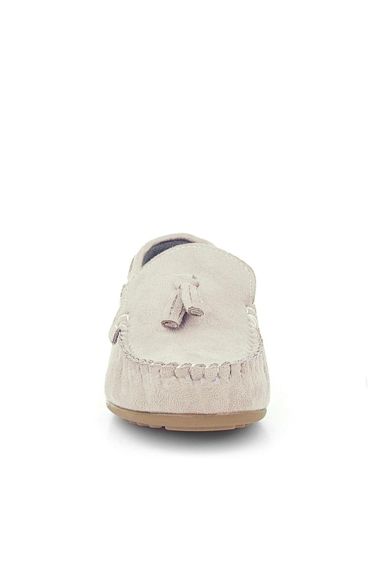 Vizon Cırtlı Erkek Çocuk Makosen Ayakkabı - Görsel 5