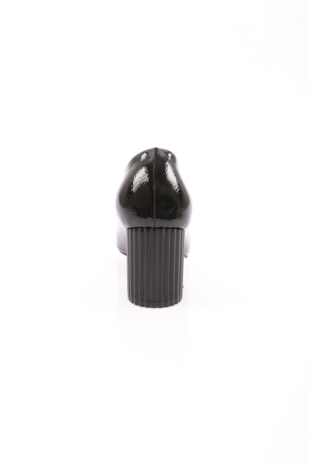 K112 Kadin Sivri Burun Silver Taşli Tokali Topuklu Ayakkabi - Görsel 5