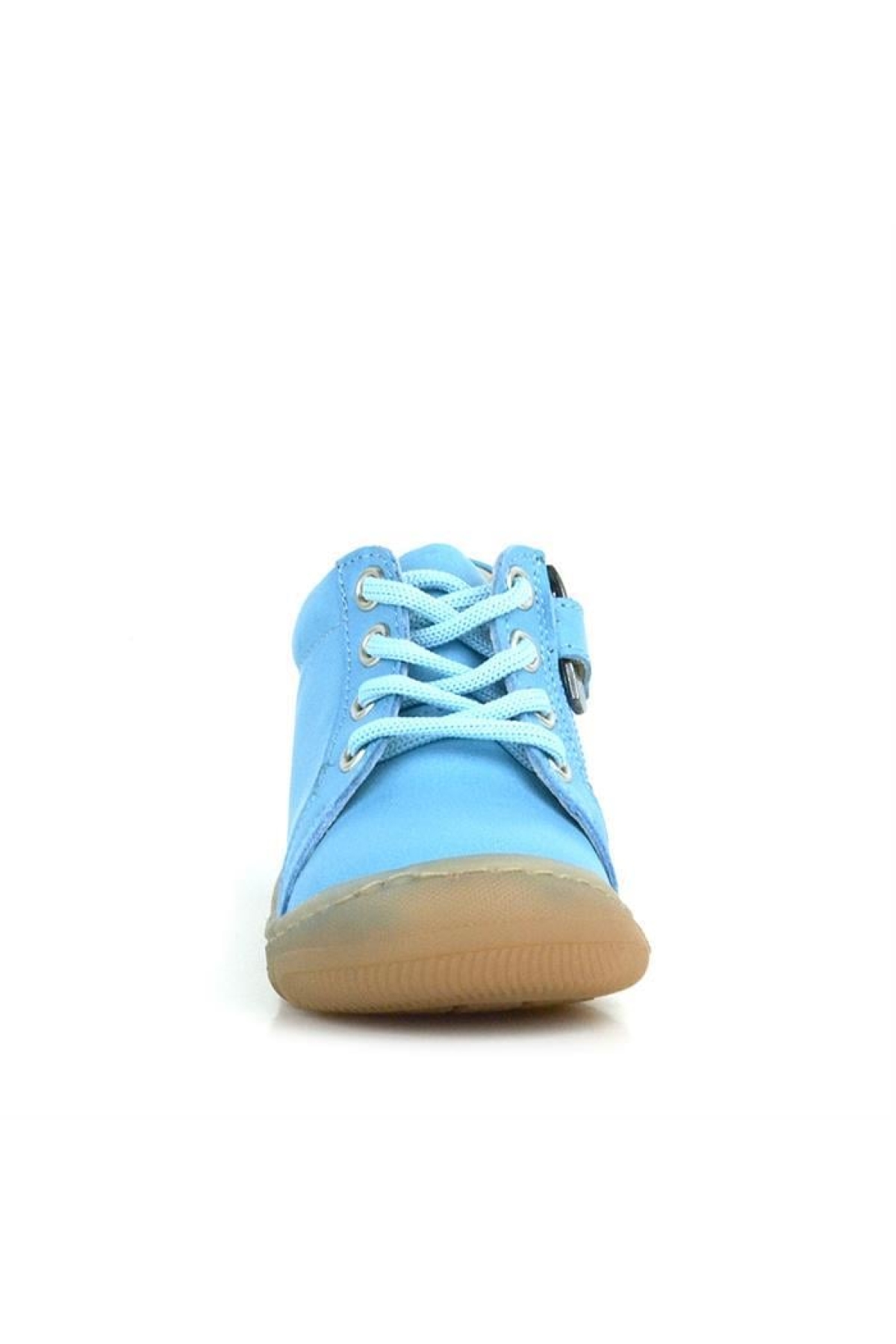 Anatomik Yumuşak Hakiki Deri Fermuarlı Mavi Bebek Bot Ayakkabı - Görsel 5