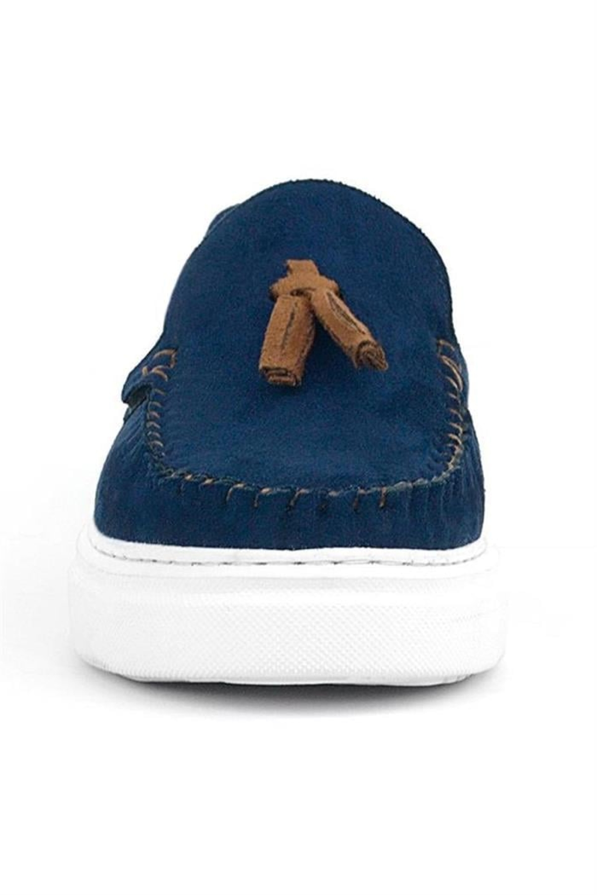 Lacivert Taba Erkek Çocuk Makosen Ayakkabı - Görsel 5