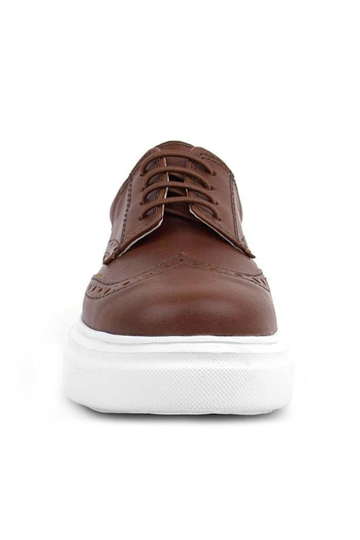 Taba Beyaz Taban Oxford Çocuk Klasik Ayakkabı - Görsel 5