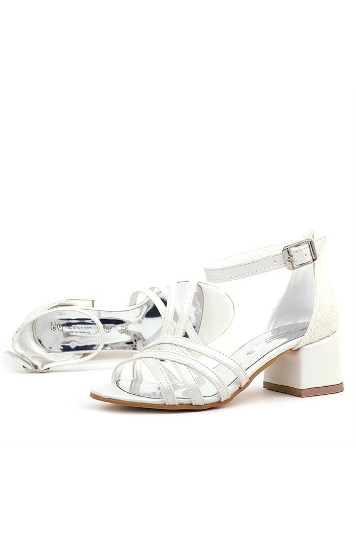 Belle Sedef Kalın Topuklu Kız Çocuk Abiye Ayakkabı - Görsel 7