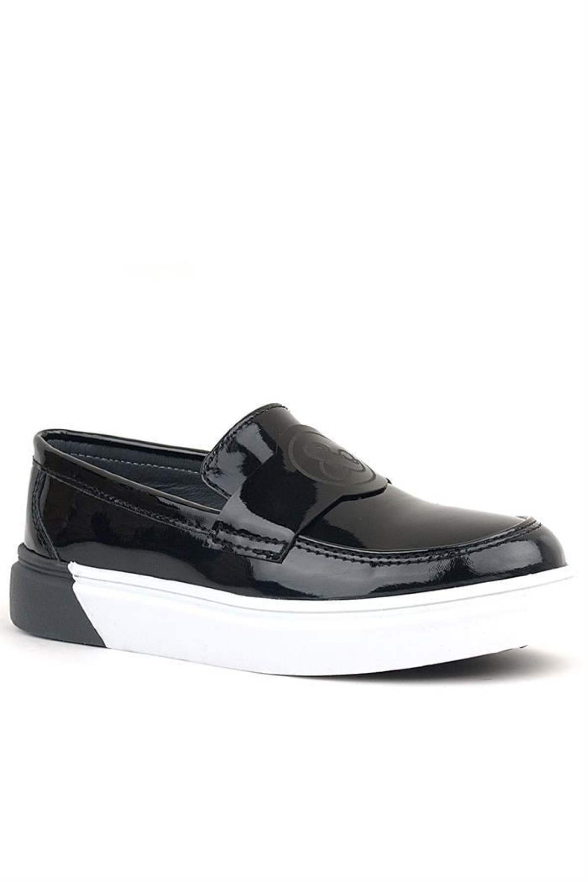 Siyah Rugan Çocuk Klasik Ayakkabı - Görsel 2