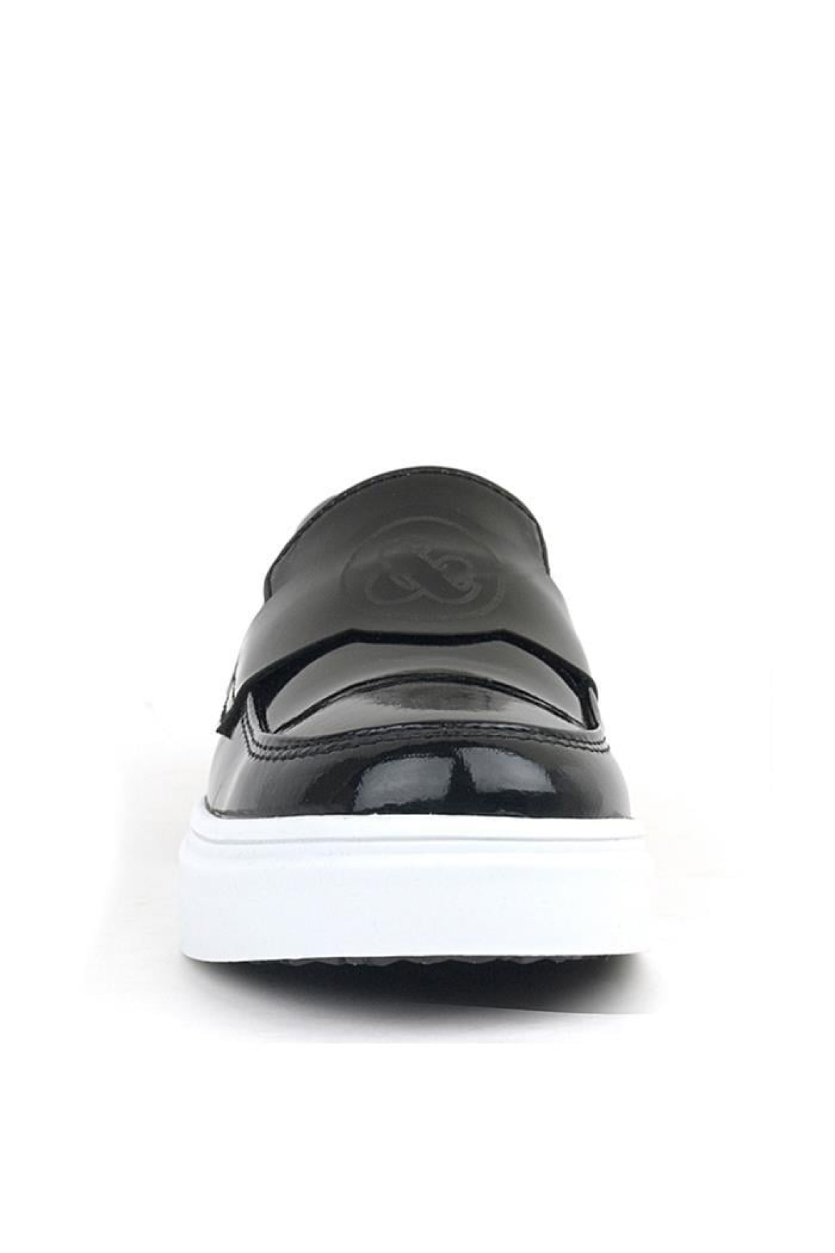 Siyah Rugan Çocuk Klasik Ayakkabı - Görsel 5