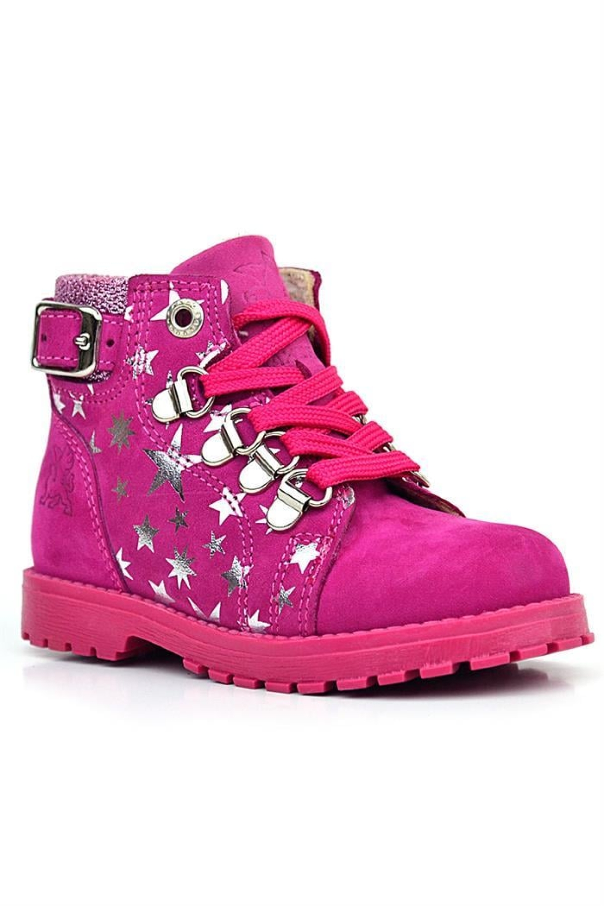 Griffon Hakiki Deri Fuşya Pembe Bebek Bot - Görsel 2