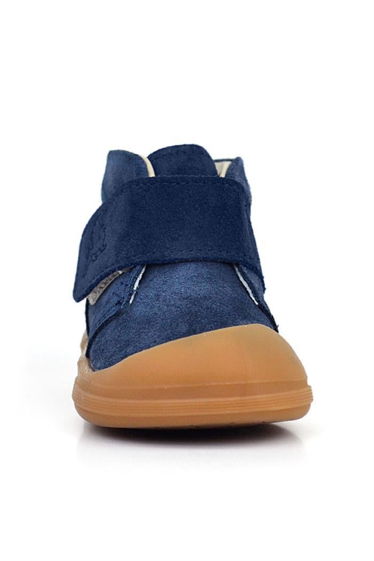 Yoohoo Hakiki Deri Koyu Lacivert Cırtlı Unisex Bebek Bot - Görsel 5