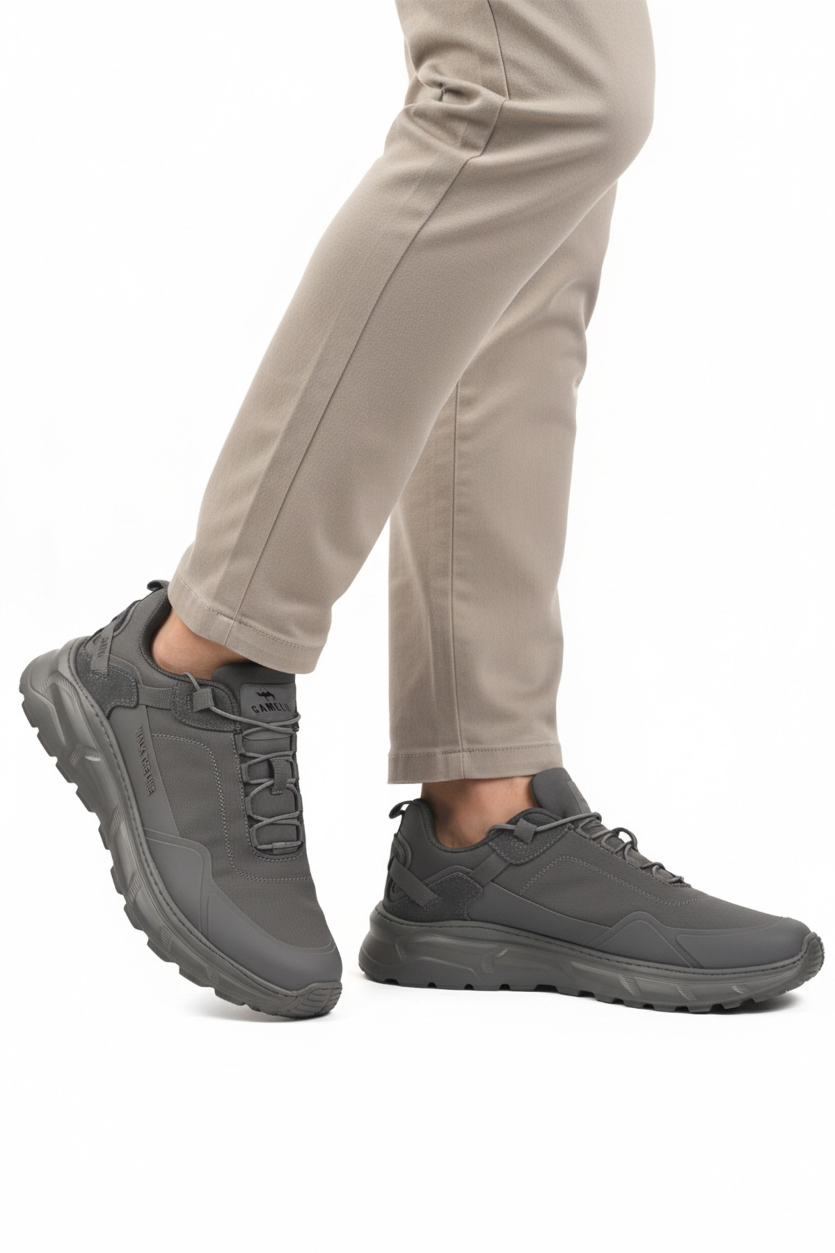 Füme Bağcıklı Erkek Yürüyüş ve Spor Ayakkabı Rainy M - Görsel 2