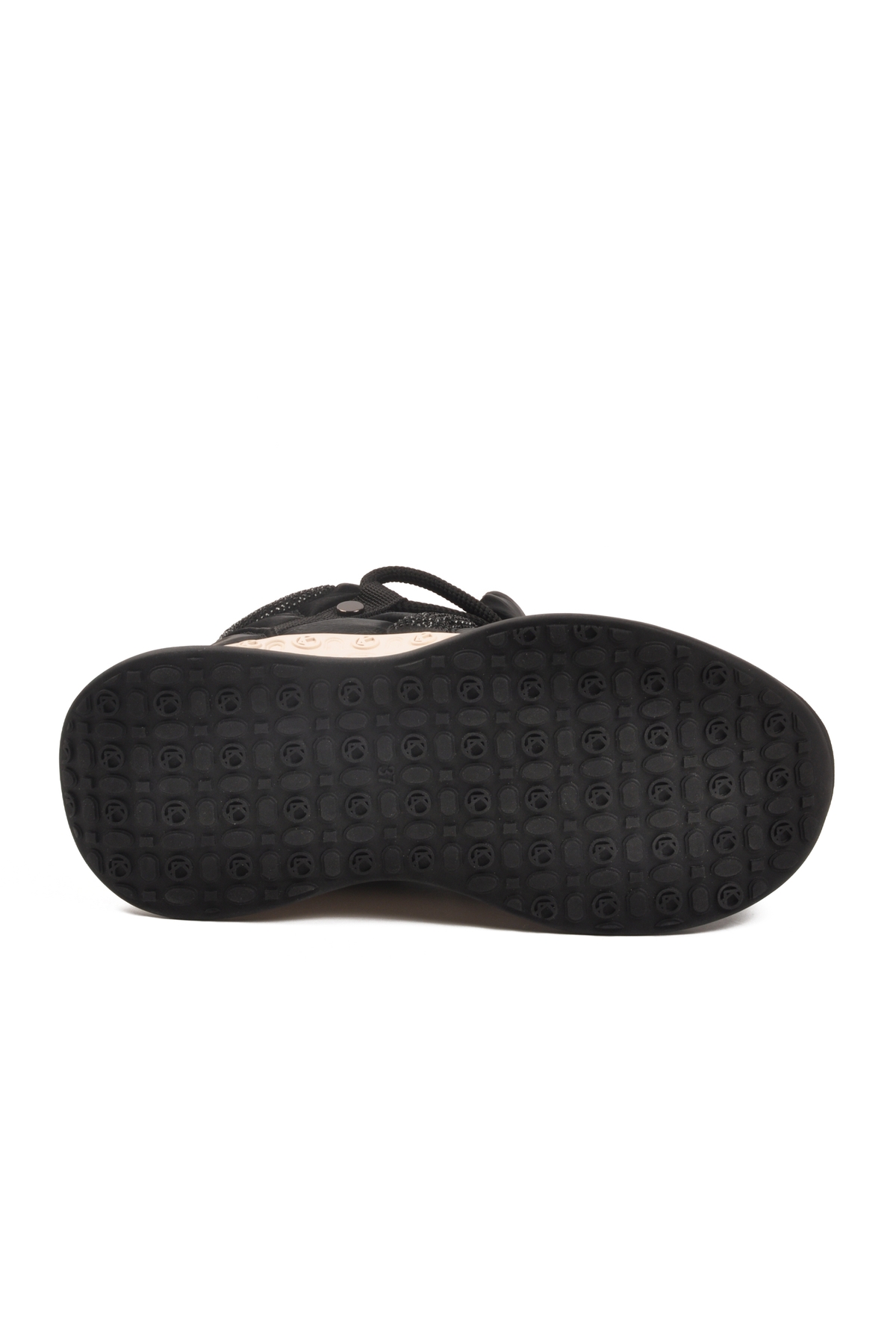 Siyah İçi Kürklü Soğuğa Dirençli Kaymaz Bağcıklı Kadın Bot 25K316 Z - Görsel 6