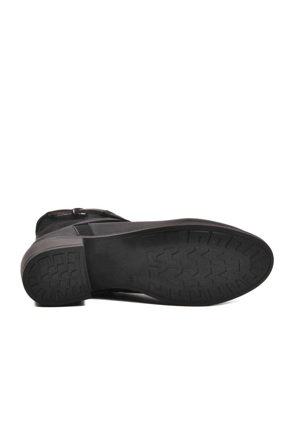 Siyah Zümrüt İçi Kürklü Fermuarlı Kaymaz Kadın Bot 547819 Z - Görsel 6