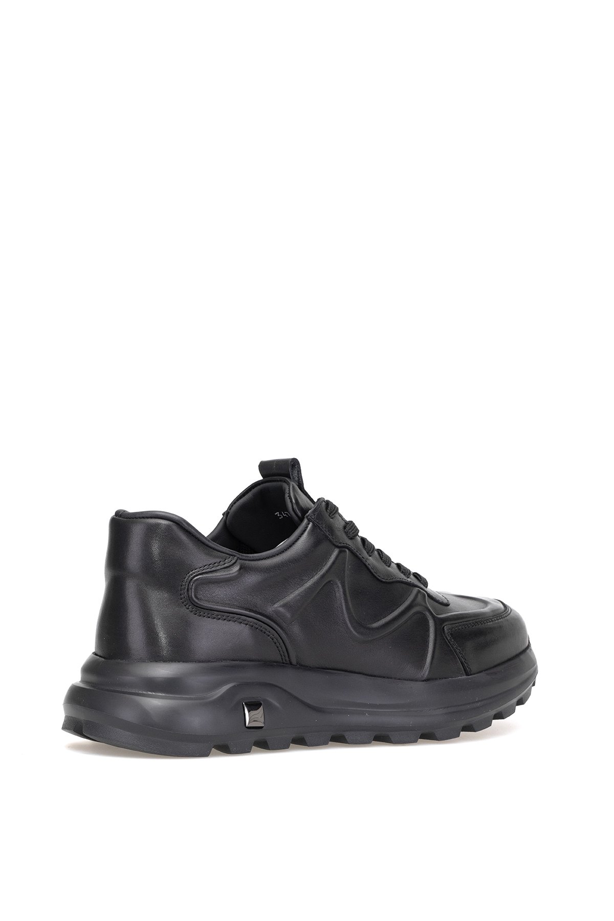 152-22475 Erkek Hakiki Deri Casual Ayakkabı Siyah - Görsel 5
