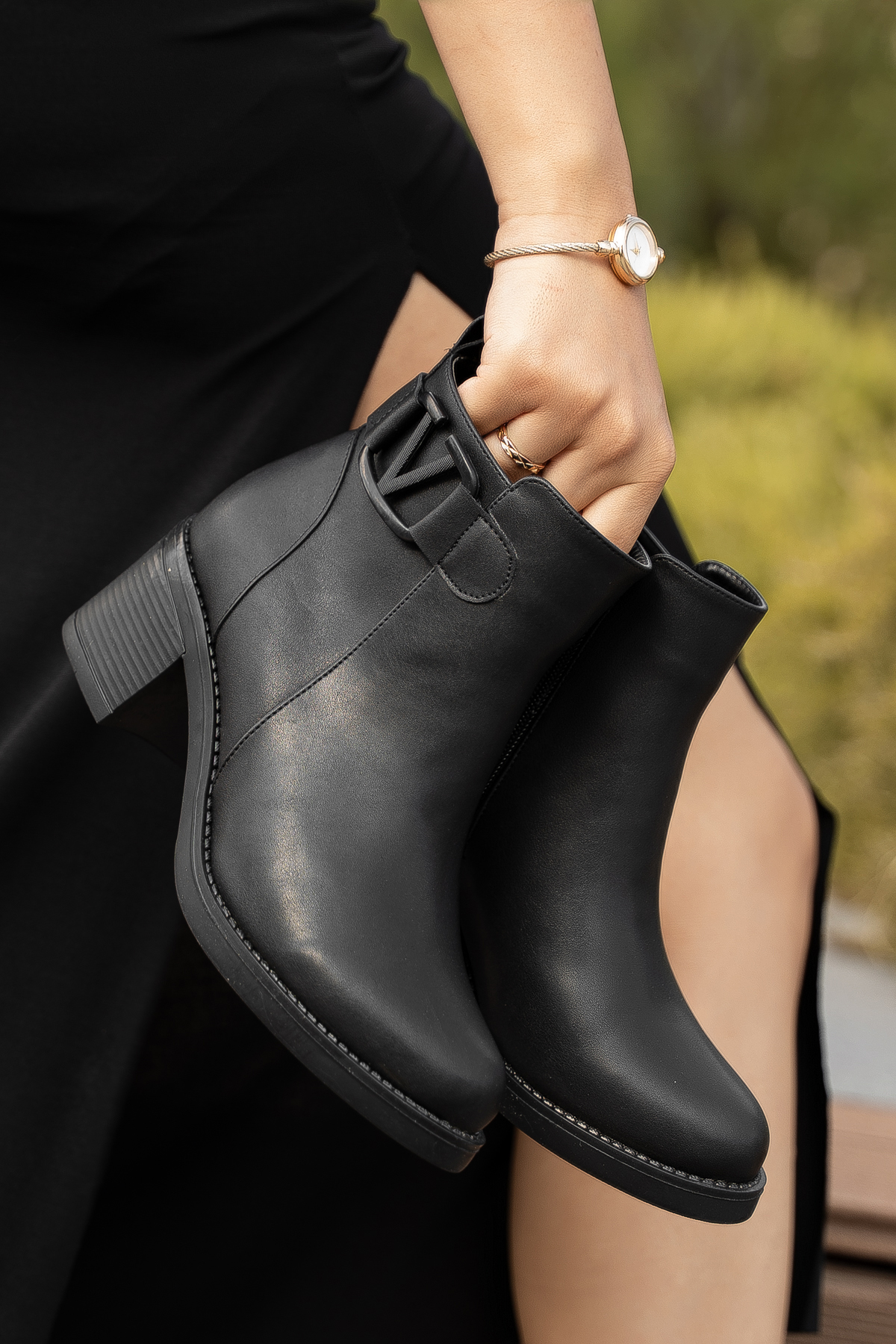 Rodop Kadın Tokalı Soğuk Geçirmez Bot - Görsel 5