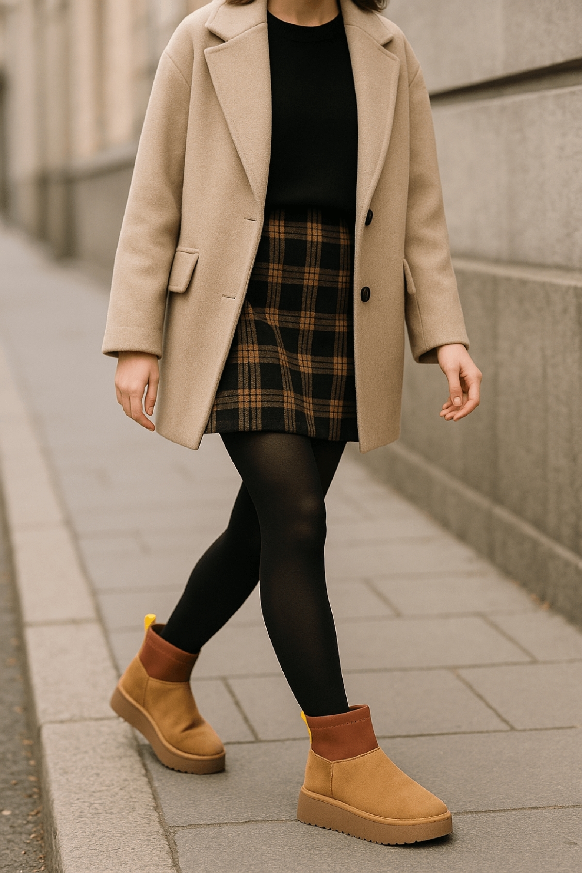 Slavia Taba (4.5 CM) İçi Kürklü Streçli Günlük Kullanım Bot - Görsel 5