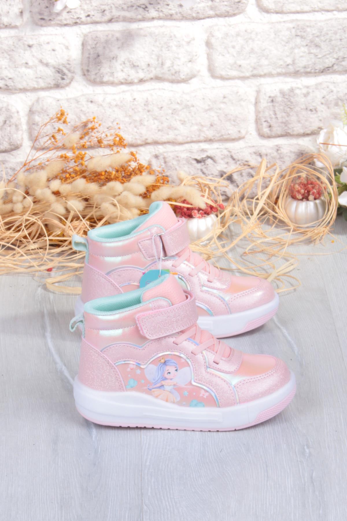 946.P25K.419 Klint Pudra Işıklı Kız Çocuk Bot - Görsel 3