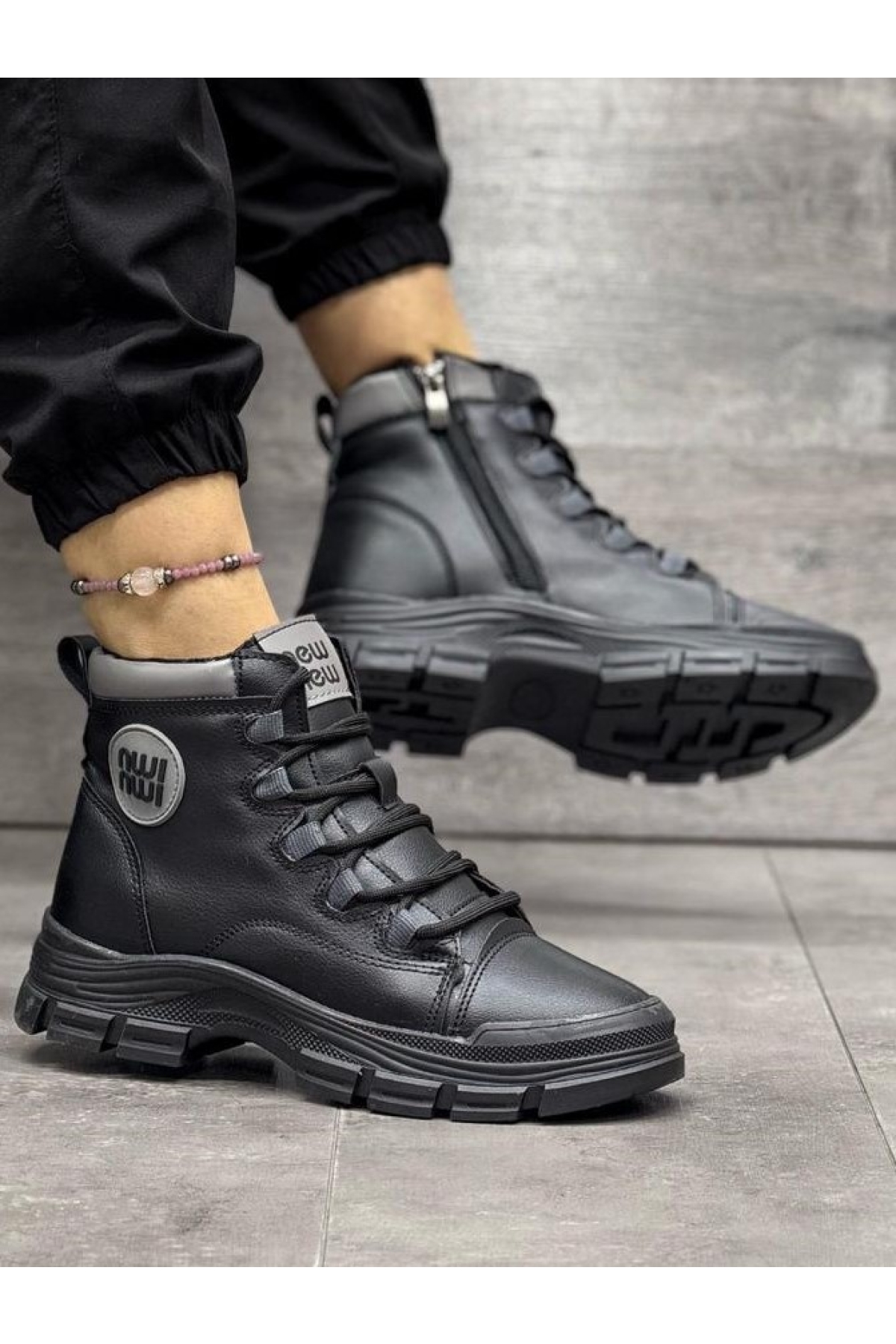 5967 Memory Kaucuk Kaymaz Taban Kadın Bot - Görsel 2