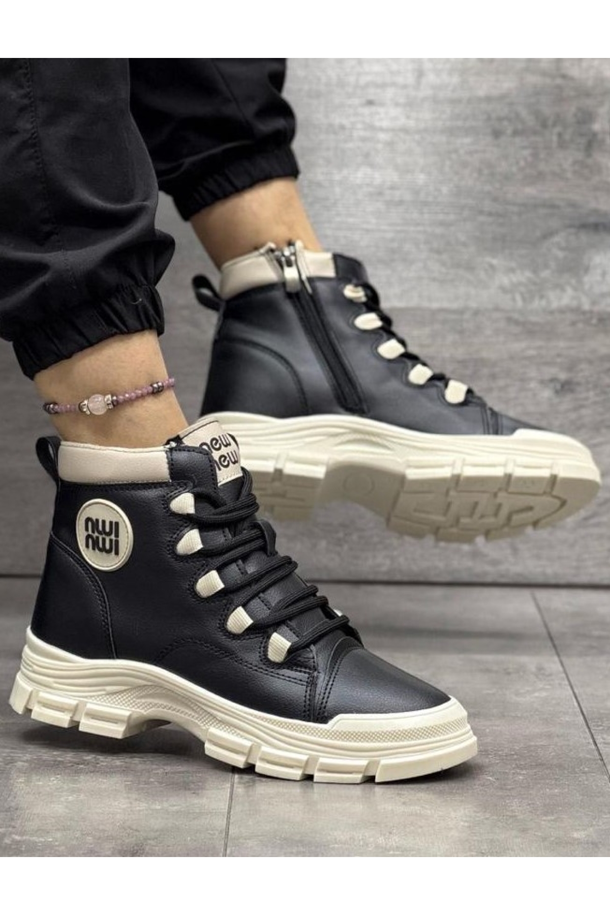 5967 Memory Kaucuk Kaymaz Taban Kadın Bot - Görsel 2