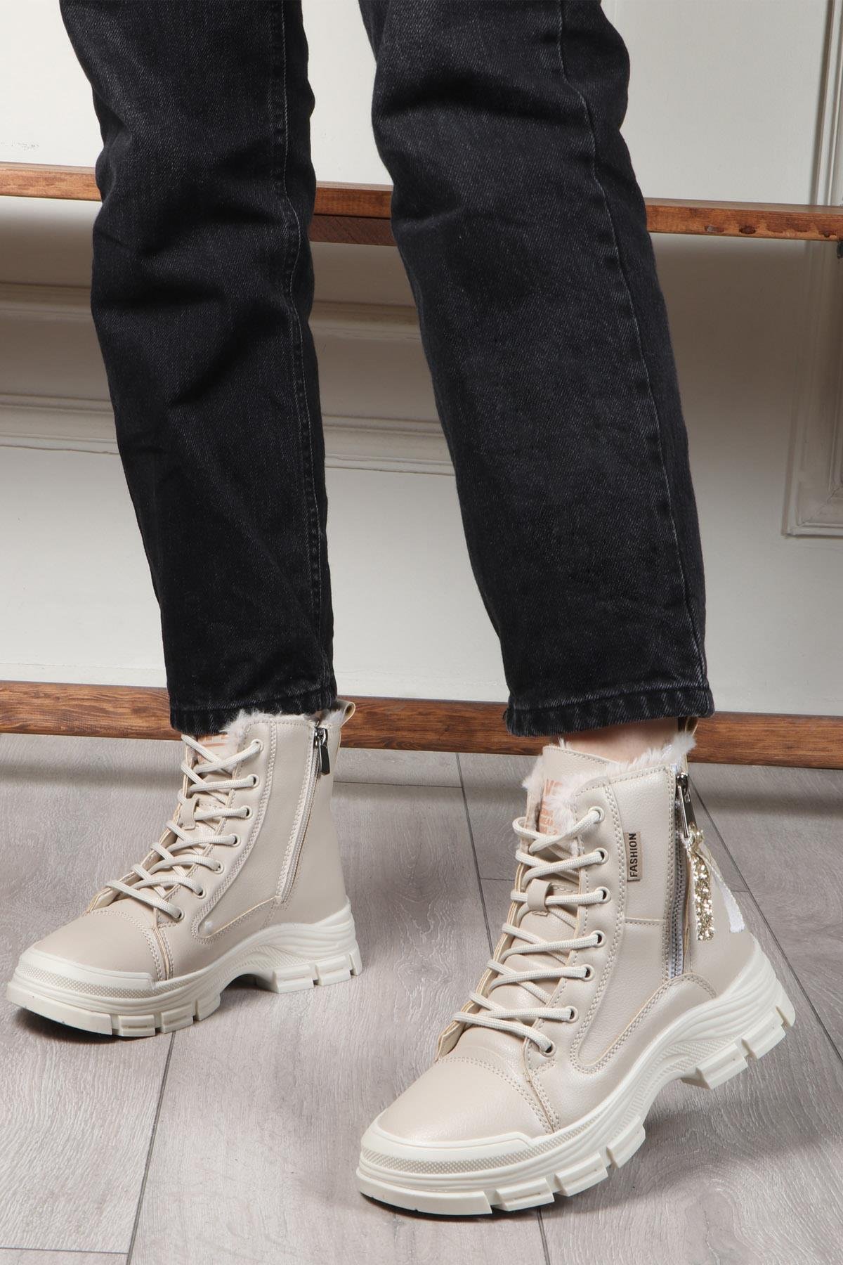 5428 Memory Kaucuk Kaymaz Taban Kadın Bot - Görsel 3