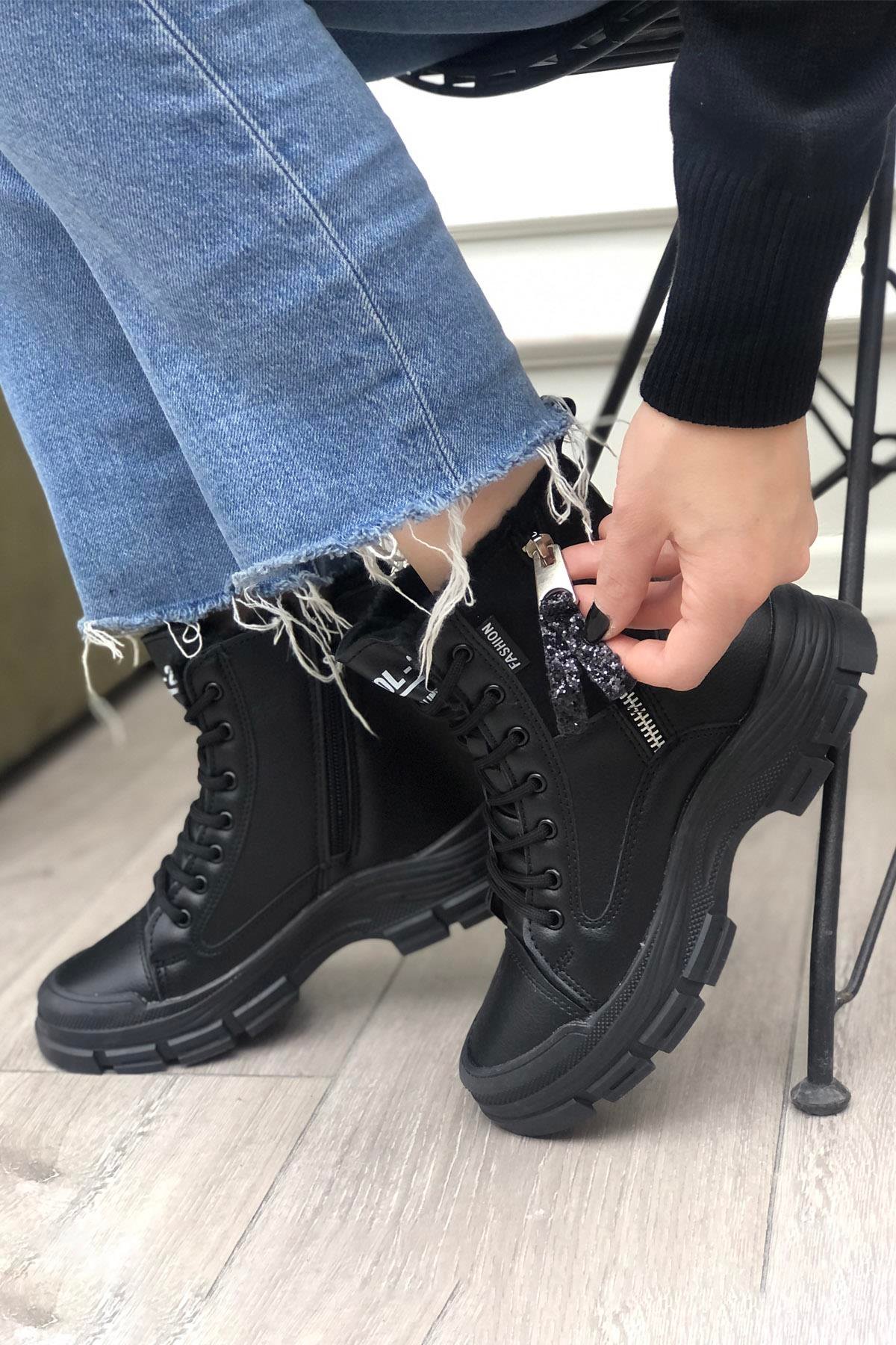 5428 Memory Kaucuk Kaymaz Taban Kadın Bot - Görsel 3