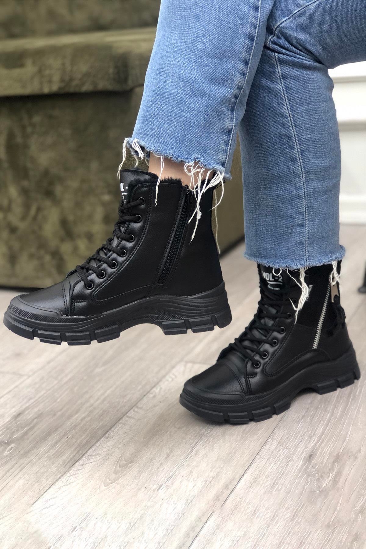 5428 Memory Kaucuk Kaymaz Taban Kadın Bot - Görsel 4