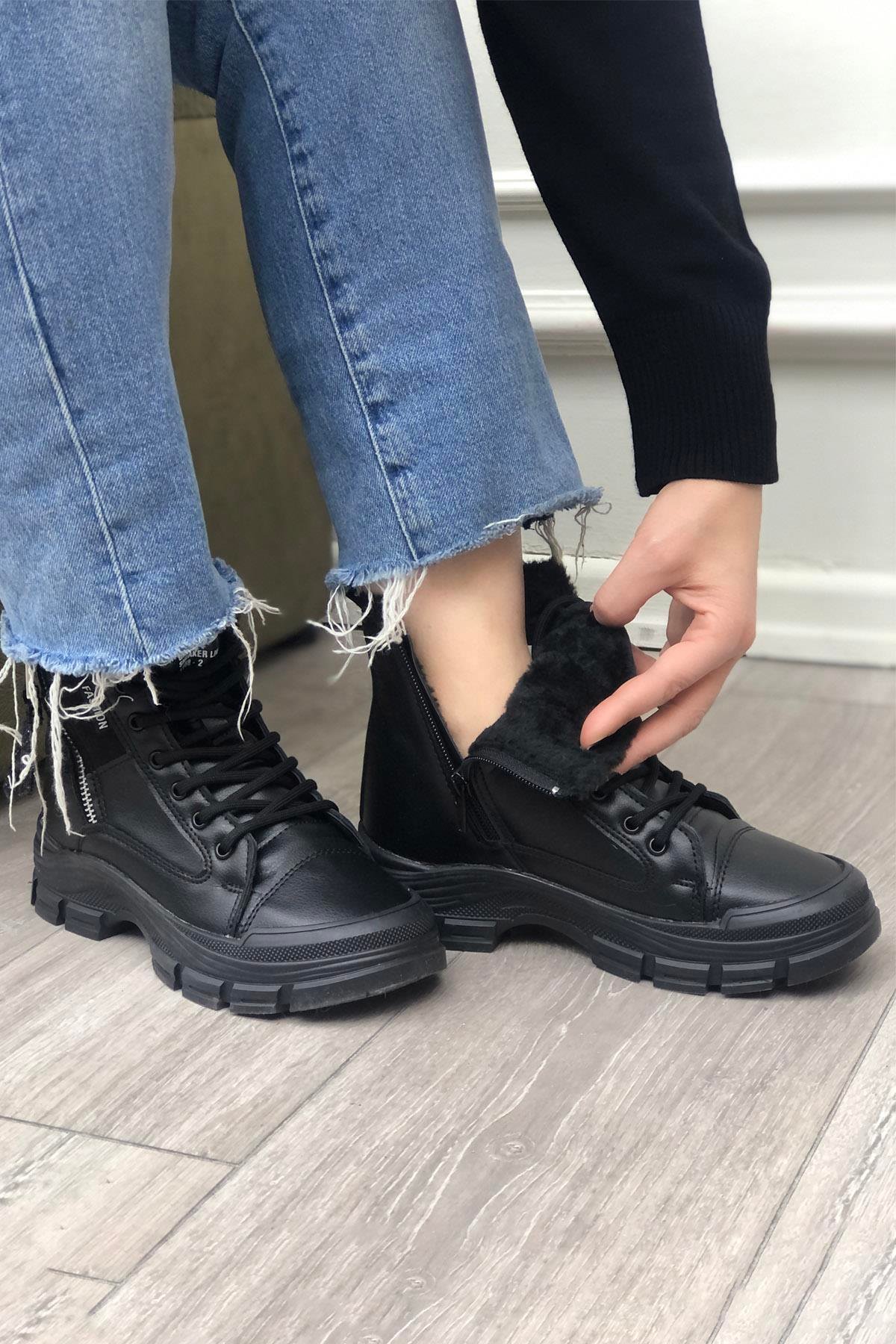 5428 Memory Kaucuk Kaymaz Taban Kadın Bot - Görsel 6