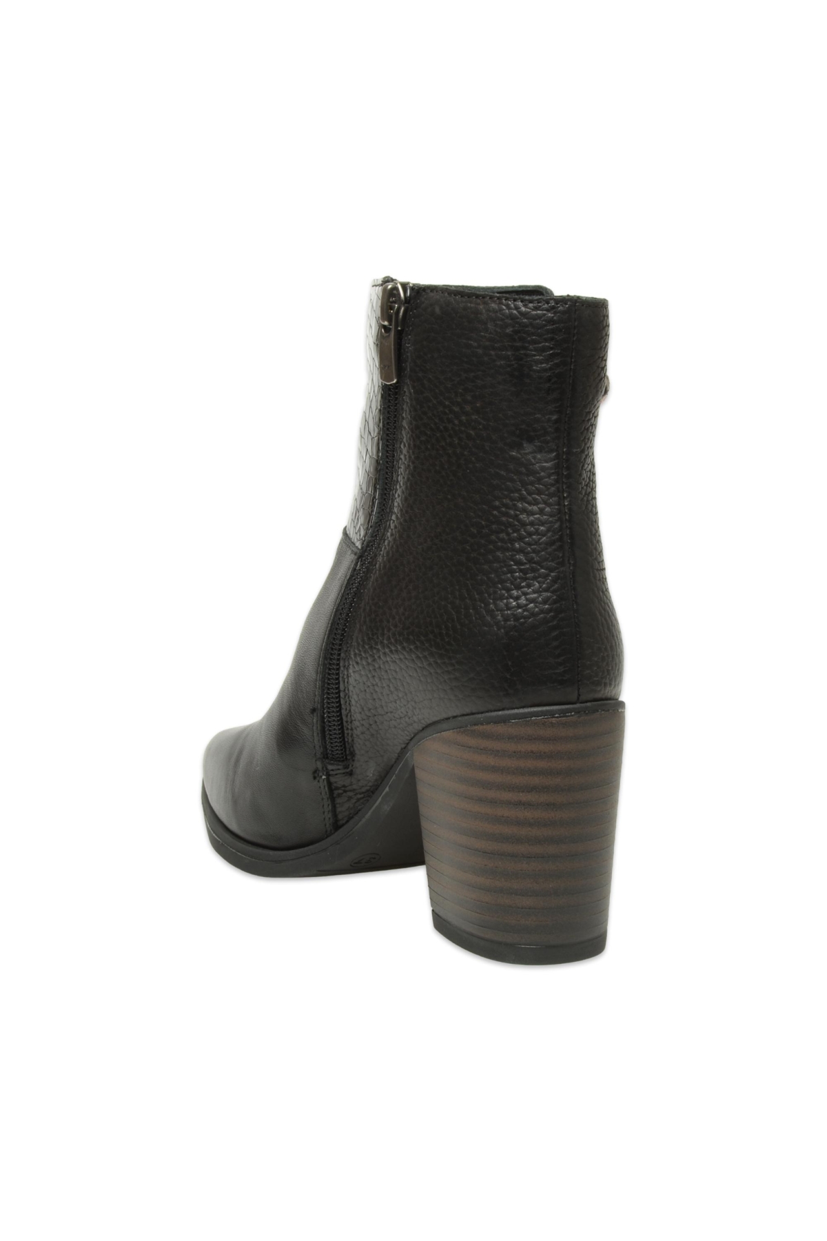 D25Kb-4335 Günlük Topuklu Siyah Kadın Bot - Görsel 5