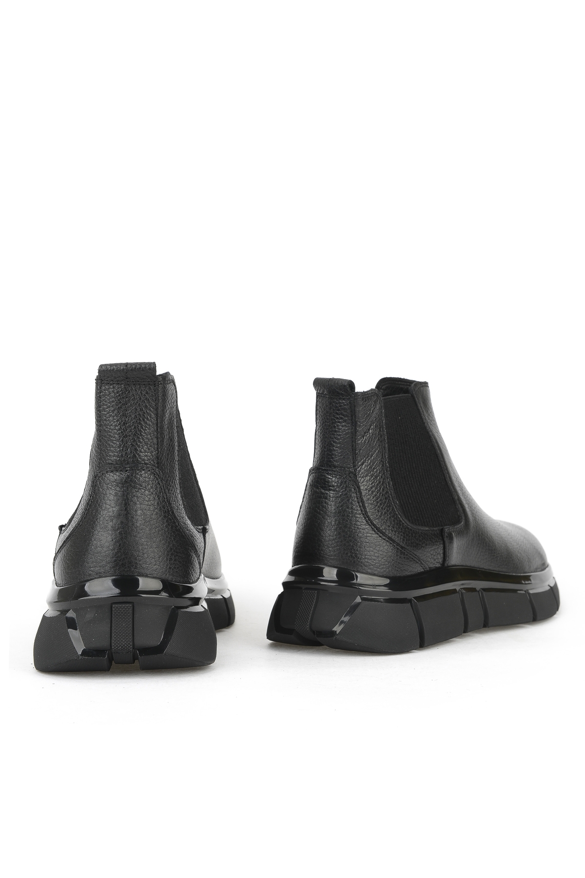 Erkek Hakiki Deri Bot 1531025Z2506 Siyah - Görsel 4