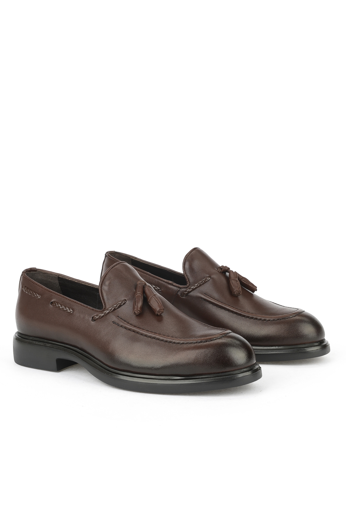 Erkek Hakiki Deri Ayakkabı 1531043Z4193 Kahve - Görsel 3