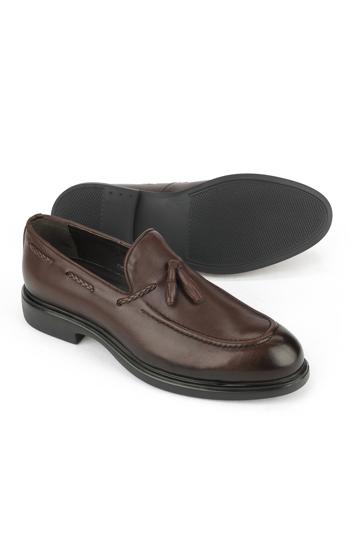 Erkek Hakiki Deri Ayakkabı 1531043Z4193 Kahve - Görsel 5